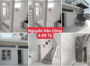 Bán nhà Nguyễn Văn Công, Phường 3, Gò Vấp 51m2, 3 Tầng, 4.99 Tỷ